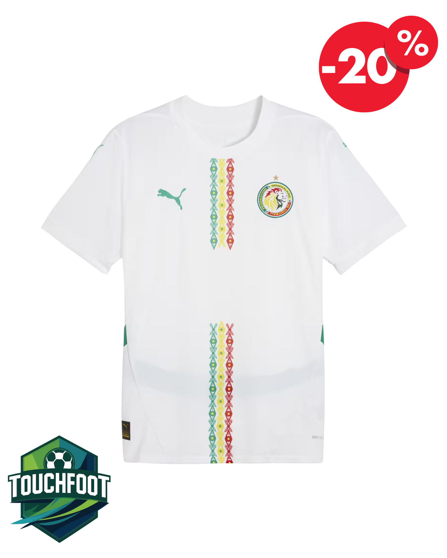 Maillot SENEGAL Domicile 2025/2026 - Blanc