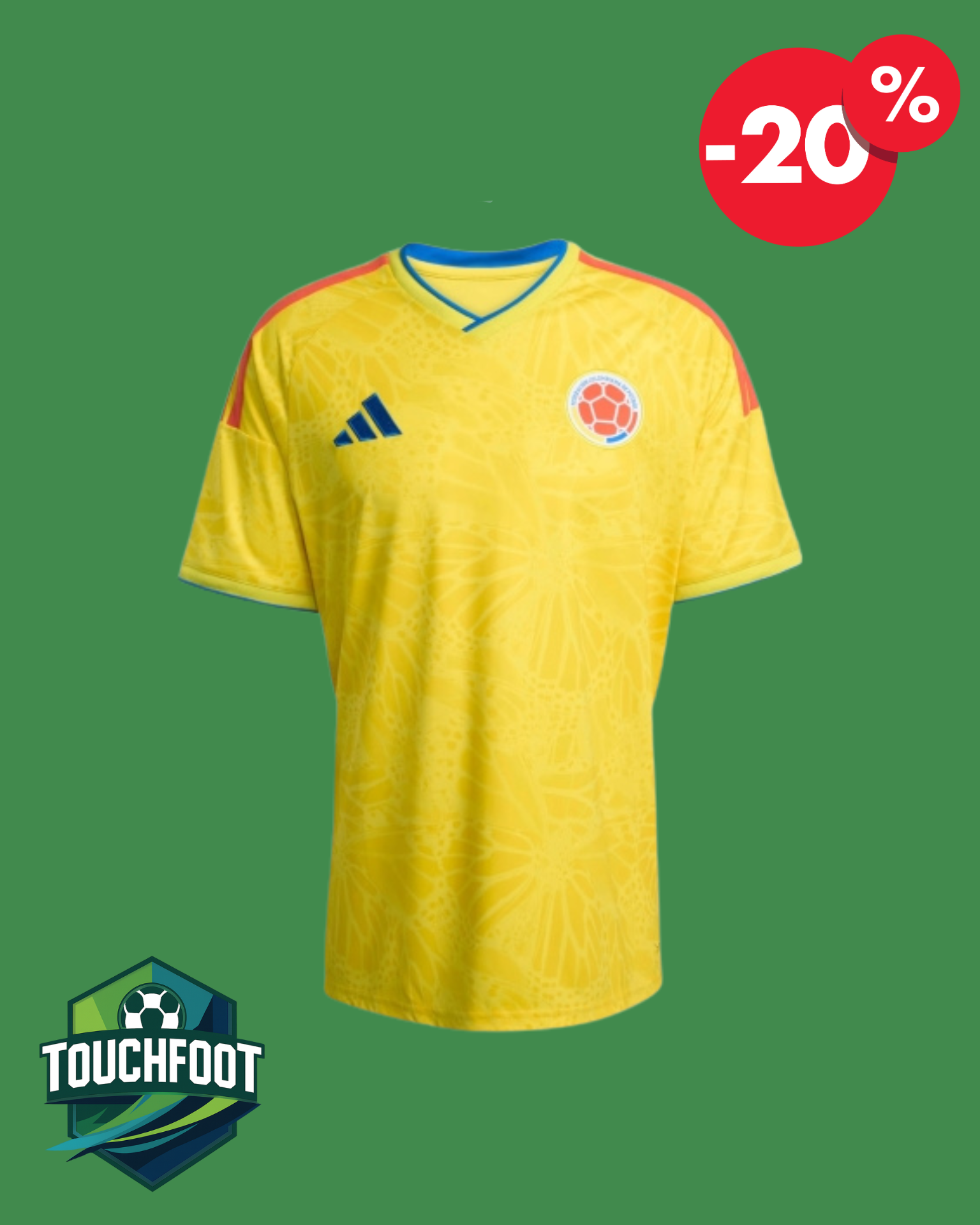 Maillot Colombie  Domicile 2025/2026 - Jaune