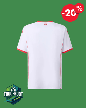 Maillot Tunisie  Domicile 2025/2026 - Blanc