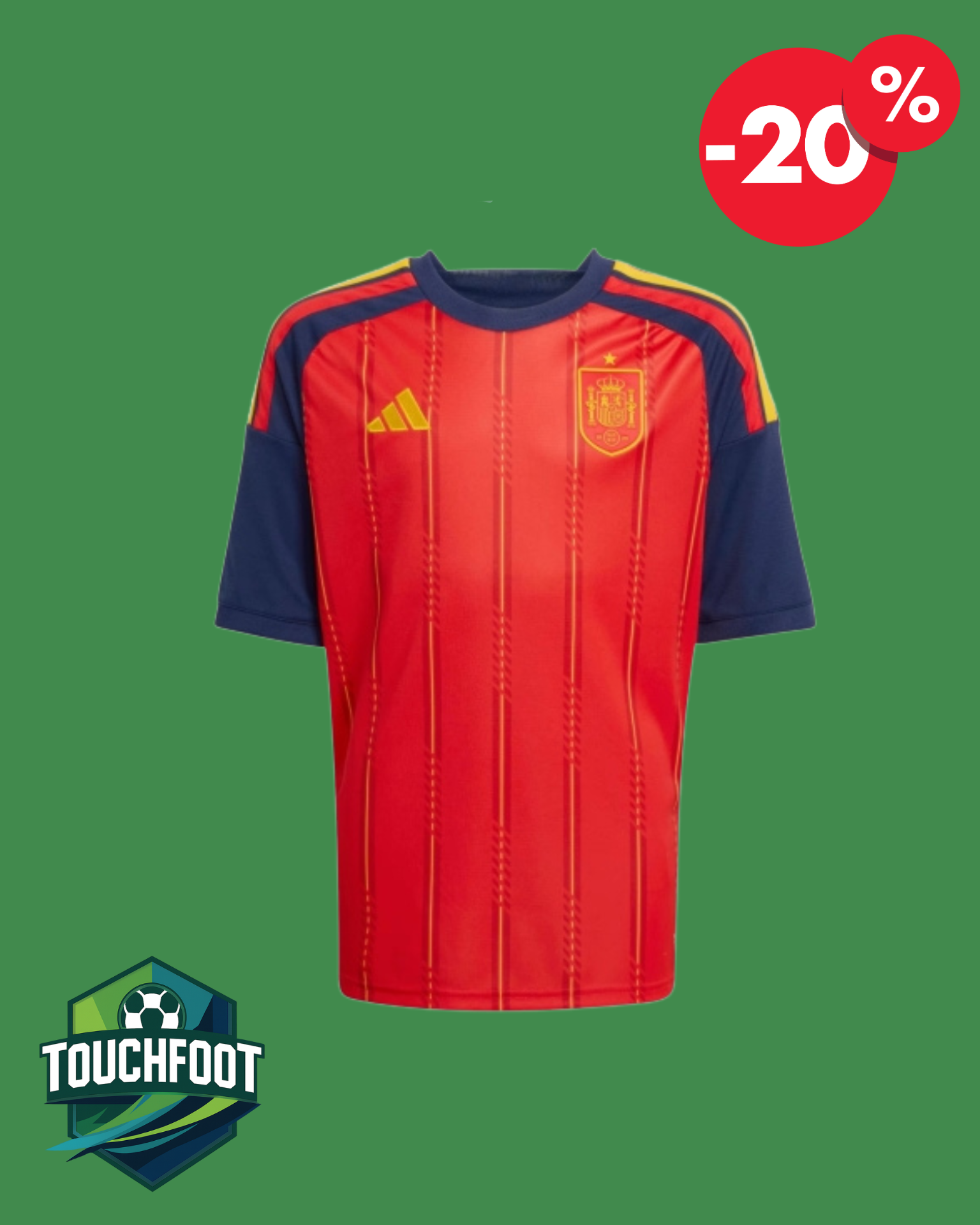 Maillot Espagne  Domicile 2025/2026 - rouge